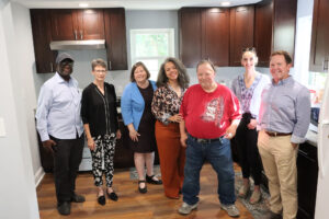 group of people at housewarming