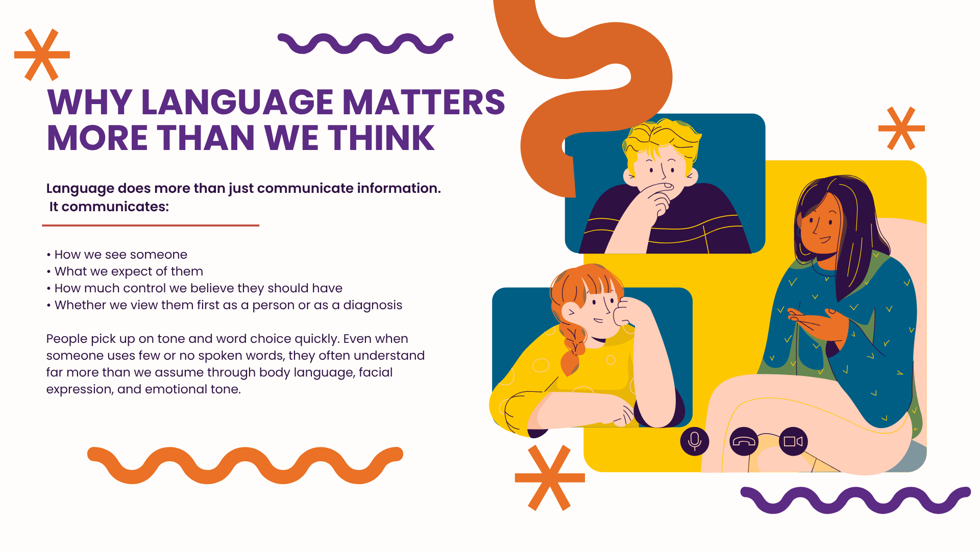 Slide Why Language Matters More